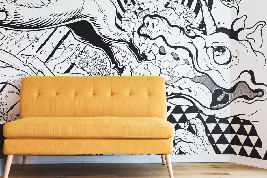 Yellow Sofa AD